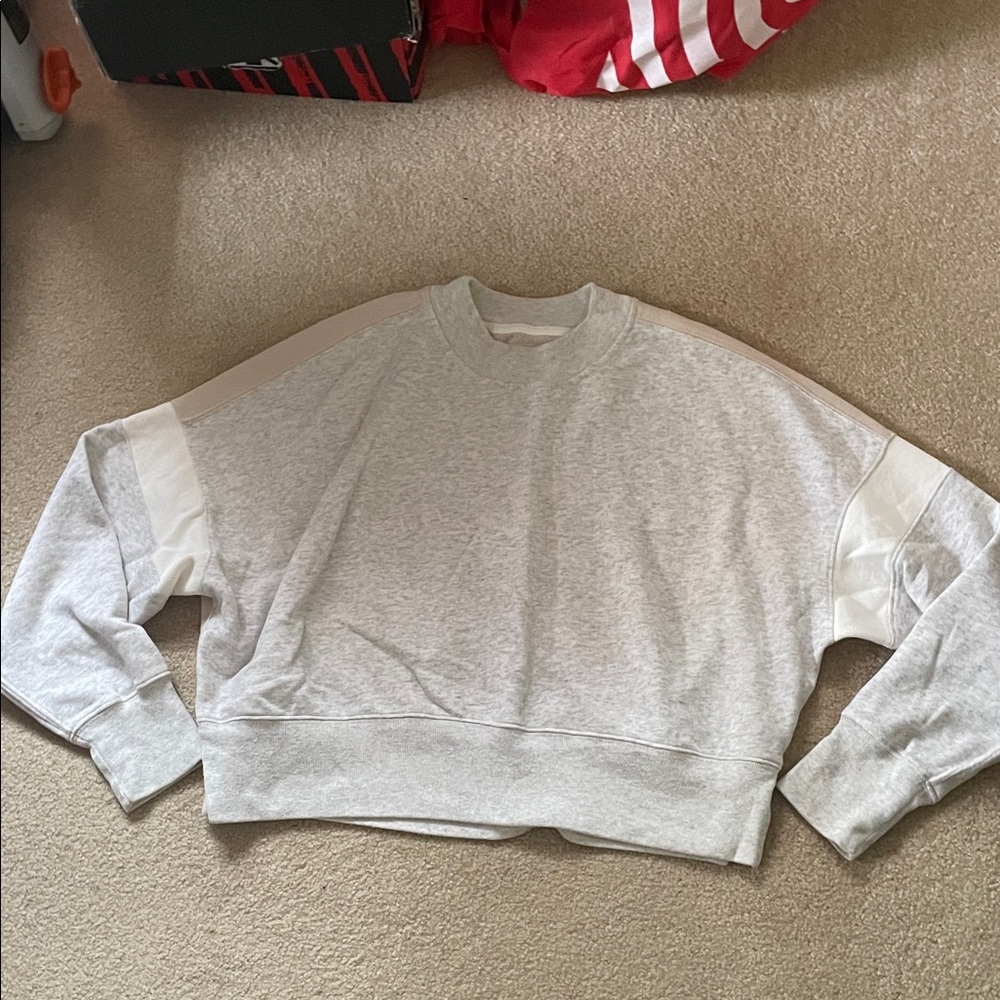 Gray and pink  Sweatshirt